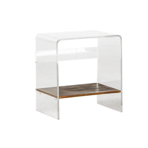 Sloan Lucite Waterfall Table